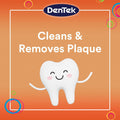Dentek Kids Fun Flossers, Floss Picks, Removes Food & Plaque, 90 Count