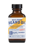 Duke Cannon Supply Co. Best Beard Bundle - 3 Oz. Oil & 1.6 Oz. Balm, Redwood Scent, Travel Size, 2-Piece Set