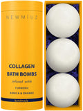 Natural Bath Bombs Luxurious Bath Foam Gift for Dry Skin Hydration Moisturizing Turmeric Arnica Orange Essential Oil Infused for a Blissful Experience