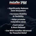 Instaflex PM Nighttime Joint Support with Levagen, Tamaflex, GABA, Ashwagandha, Passionflower Extract, Mobility, Sleep Support - 60 Capules