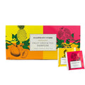 Premium Organic Fruit Green Tea Sampler, 100 Count Assorted Tea Bags, Caffeinated & Herbal Variety Pack Pineapple, Pomegranate, Mango, Peach Flavors