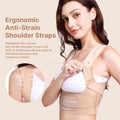 Fit Geno Posture Corrector for Women Invisilite: Invisible Lightweight Back Brace for Neck Shoulder & Upper Back Pain Relief - Improve Posture