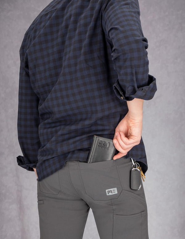Timberland PRO Men'S Leather RFID Trifold Wallet with Id Window