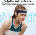 Kurdene Wireless Earbuds Bluetooth Headphones Sport,Over Ear Buds with Deep Bass Sound,60Hrs Playtime Earphones Redesigned Comfort Fit with