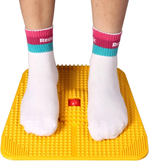 Aci Acupressure Reflexology Magnetic Pyramidal Therapy Power Pain Relief Energy Foot Health Mat Set of 1 + Sujok Rings Set of 5 L X W X H â 30 X