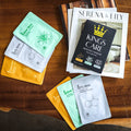 Mens Face Mask Skin Care Kit (6 Pack) - Turmeric Anti-Acne, Aloe Vera Soothing & 2% BHA Salicylic Acid Sheet Mask - Skin Care for Men Face Masks