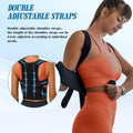 Back Brace Posture Corrector for Men Women (40-45"), Adjustable Full Back Brace and Shoulder Back Straightener, Scoliosis and Hunchback