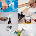 KEZERS 13-In-1 PainterâS Tool, Stainless Steel Putty Knife Scraper, Paint Scraper Tool for Painting & Wood with Metal Hammer End, Multi-Use