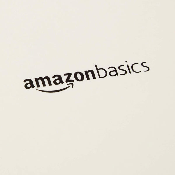 Amazon Basics Bath Tub Neck and Back Support Pillow with Non-Slip Suction Cups, Waterproof, Thick Padded 3-Panel, Easy to Clean, Off-white