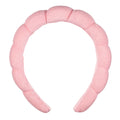 Conair Spa Makeup and Face Washing Headband - Bubble Design - Pink