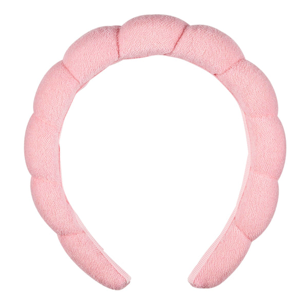 Conair Spa Makeup and Face Washing Headband - Bubble Design - Pink