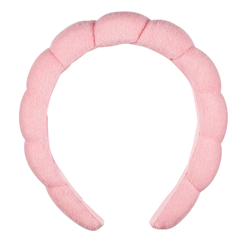 Conair Spa Makeup and Face Washing Headband - Bubble Design - Pink