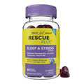 Bach RESCUE plus Sleep & Stress Support Gummies, Nighttime Dietary Supplement with 1Mg Melatonin, Ashwagandha, Chamomile, Lavender & Vitamin B6,