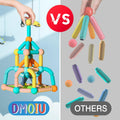 Magnetic Building Blocks STEM Educational Toy for Kids Montessori Learning Sticks and Balls Preschool Sensory Toys for Toddlers Gift for 3 Year