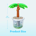 JOYIN 60" Inflatable Palm Tree Cooler, Beach Theme Decor, Pool Party Decorations, Luau Hawaiian Birthday Party Supplies, Ocean Jungle Tropical