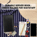 LINTRU Server Book, Durable Construction Server Books for Waitress, Efficient Organization Waitress Book, Compact and Convenient Waitress Books
