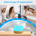 Aromatherapy Essential Oil Home Diffuser with Remote Control, 300ML Large Room Cool Mist Air Humidifier, 8 Hours Quiet Operation, Timer, 7 Colors