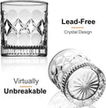 PARACITY Whiskey Glasses Set of 2,Christmas Gift, Old Fashioned Glasses, Rocks Glasses, Bourbon Glasses, Suitable for Use in Bars, Parties, and