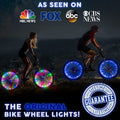 Activ Life LED Bike Wheel Lights with Batteries Included, Get 100% Brighter and Visible from All Angles for Ultimate Safety & Style (1 Tire Pack,