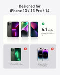 Anker Screen Protector, Bubble-And-Dust-Free Iphone HD Tempered Glass, Durable and Drop-Proof with 9H Hardness, Easy Installation Exclusively for