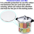 2-Pack 11" Pressure Canner Rack + Cotton Jars Mat, 304 Stainless Steel Cooking Rack, 11 Inch Canning Rack Replacement for Presto All-American and