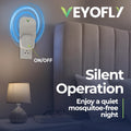 VEYOFLY Fly Catcher Indoor, Fly Trap Indoor, (1 Device + 3 Refills) Fruit Fly Traps for Indoors, Gnat Traps for House Indoor, Bug Killer, Fly