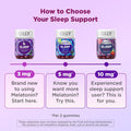 OLLY Sleep Gummy, 3 Mg Melatonin, L-Theanine, Chamomile, Lemon Balm, Sleep Aid, Blackberry, 50 Count