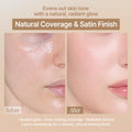 Natural Cover Glow Cushion Foundation | Satin Radiant Finish | Korean Foundation Makeup | Long-Lasting Natural Coverage | for All Skin Types 0.42