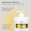 Advanced Clinicals Retinol Body Lotion & Face Moisturizer | Visible anti Aging Skin Care Retinol Body Cream for Women & Men Targets Look of Fine