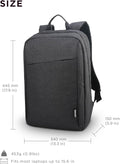 Lenovo Laptop Backpack B210, 15.6-Inch Laptop/Tablet, Durable, Water-Repellent, Lightweight, Clean Design, Sleek for Travel, Business Casual or