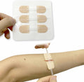 Emergency Wound Closures Adhesive Bandages, Zip Stitch Stickers for Camping, Survival & Household Gear, 3 Pcs (45*10Mm, Skin)