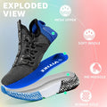 WETIKE Boy'S Shoes Mesh Slip on Lightweight Running Sneakers