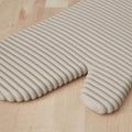 Kitchenaid Ribbed Soft Silicone Oven Mitt Set, 7"X13", Milkshake 2 Count