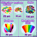 Goodyking Arts and Crafts Supplies for Kids - 1170Pcs+ Craft Art Supply Kit for Toddlers Kids Craft Supplies & Materials Age 4 5 6 7 8 9 - All in