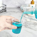 Lilymicky 500 Pack 3 Oz Clear Plastic Small Disposable Bathroom Cups, Multi-Use Mouthwash & Tasting Cups