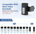 KIMILAR Anti-Theft Video Doorbell Mount Compatible with Ring/Blink Wireless Video Doorbell, Adjustable Mounting Bracket Accessories for Houses,