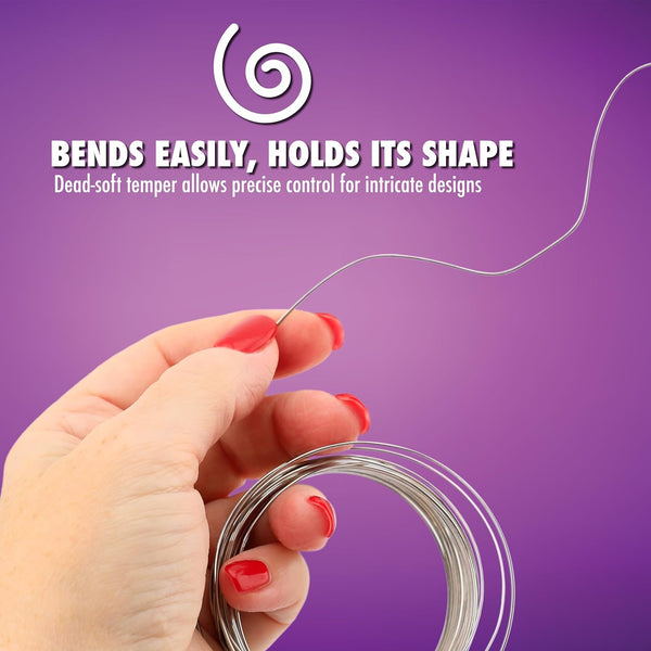 Artistic Wire 28 Gauge Stainless Steel Craft Jewelry Wrapping Wire Wire, 40 Yd