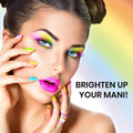 Beetles Neon Gel Nail Polish Set, Summer Gel Polish Kit 6 Colors Hot Pink Orange Yellow Green Blue Purple Soak off UV Nail Lamp Design Manicure
