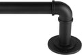 Industrial Curtain Rods for Windows 66 to 120 Inches, Blackout Wrap around Curtain Rod, for Indoor and Outdoor, 7/8 Inch Diameter, 95 to 150