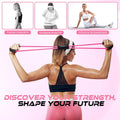 Figure 8 Resistance Band, Exercise Bands for Back, 8 Shaped Resistance Bands for Arms, Shoulder, Leg Stretching, Physical Therapy, Yoga, Pilates,