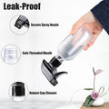 Small Water Spray Bottle for Hair, Frosted Clear Plastic Small Squirt Bottle with Adjustable Mist/Stream, Refillable Empty Mister Spray Bottles