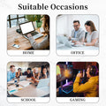 Funny Mouse Pad for Desk, Cute Office Decor for Women, Dumpster on Fire Small Mousepad with Non-Slip Rubber Base, This Is Fine round Computer
