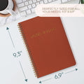 Beautiful Daily Planner and Notebook with Hourly Schedule - Aesthetic Spiral to Do List Notepad to Easily Organize Your Tasks and Appointments -