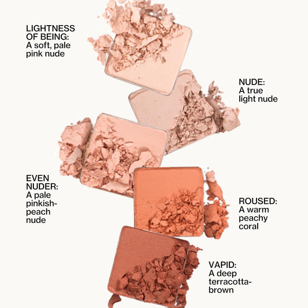 Pacifica Pink Nudes Mineral Eyeshadow Palette, 10 Neutral Shades, for Natural or Smoky Eye Look, Naked Eye Makeup, Longwearing & Blendable, Vegan,