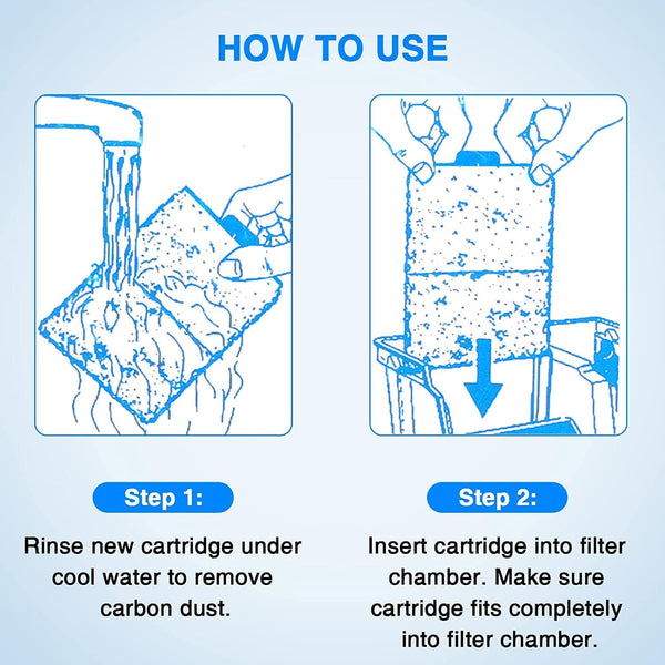 Hitauing 12 Packs PF-L Carbon Cartridges for PF20, PF30, PF40 and PF75 Power Filters