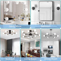 Hansang Vanity Light Bulb 5000K Daylight 8 Pack G25 LED Globe Light Bulb for Bathroom Vanity Mirror Decorative,E26 Medium Base, 5W 60W