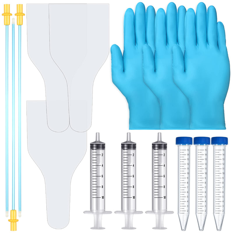 Weewooday 3 Set AI Artificial Insemination Dog Breeding Kit Artificially Inseminate Kit Disposable Canine Cones Dog Semen Collection Bag for
