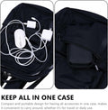 Ginsco Hard Shell Protection Case Electronic Accessories Organizer Pouch for MacBook Air/pro Adapter Chargers Cables Power Bank, for Sandisk