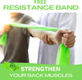 Posture Corrector Yoga Cross Stick - Back Pain Relief for Men Women - Stretcher and Straightener for Upper and Lower Back - Stretch Pole - Neck