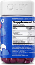 OLLY Kids Sleep Gummy, Occasional Sleep Support, 0.5Mg Melatonin, L Theanine, Chamomile, and Lemon Balm Extracts, Childrens Chewable Supplement,